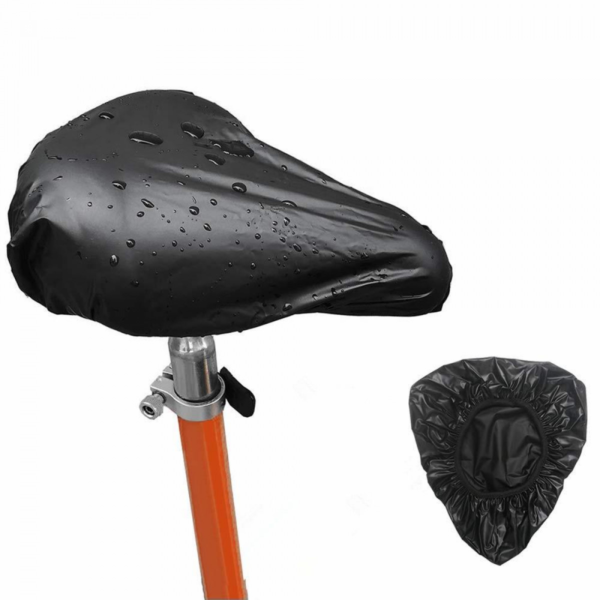 INF Wasserdichter Schutz (L) (schwarz) Schwarz Fahrradsattel für
