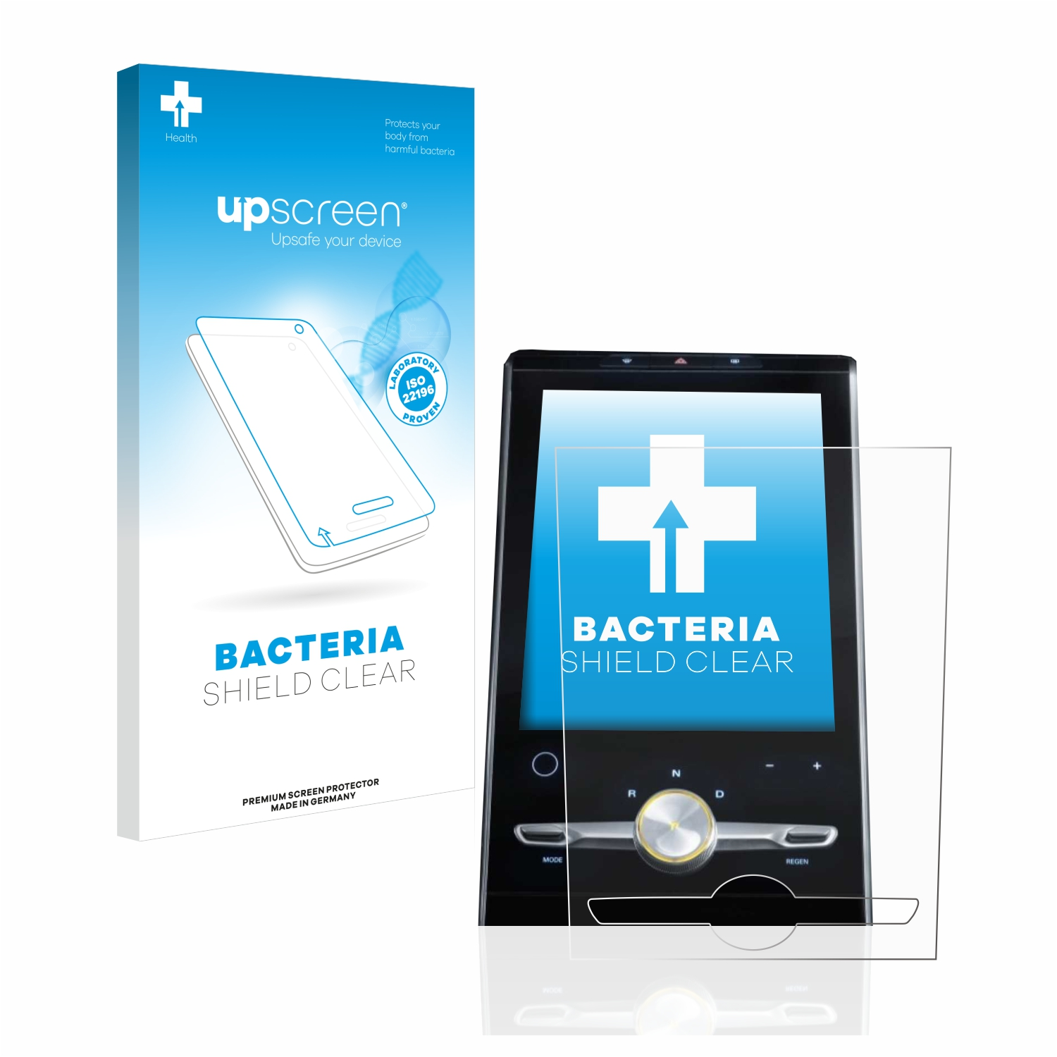 UPSCREEN antibakteriell klare Schutzfolie(für MG Infotainment R 2021 Marvel System)