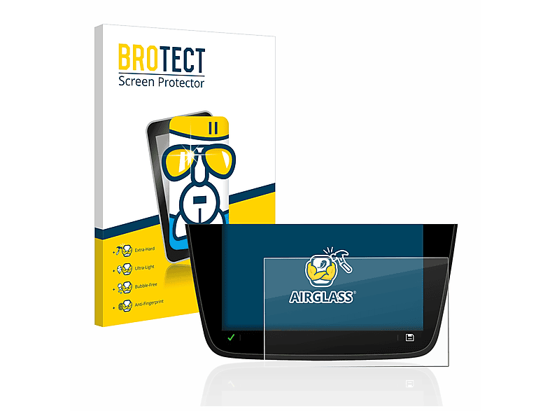 BROTECT Airglass klare Schutzfolie(für Opel Corsa F MY20 2020 Multimedia Navi 7\