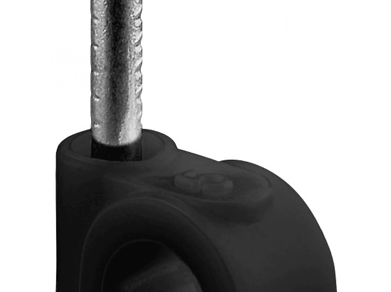 GOOBAY Kabelschelle 5 mm, Kabelhalterung schwarz