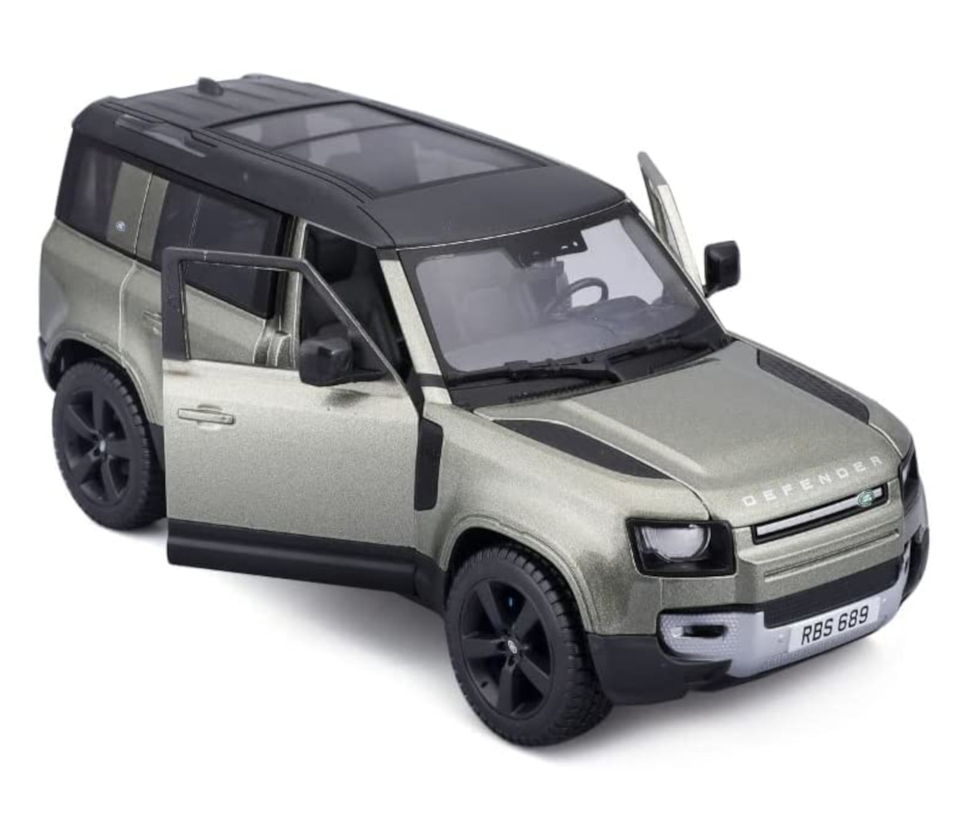 BBURAGO Land Rover (grün, 1:24) Defender \'22 Maßstab Spielzeugauto