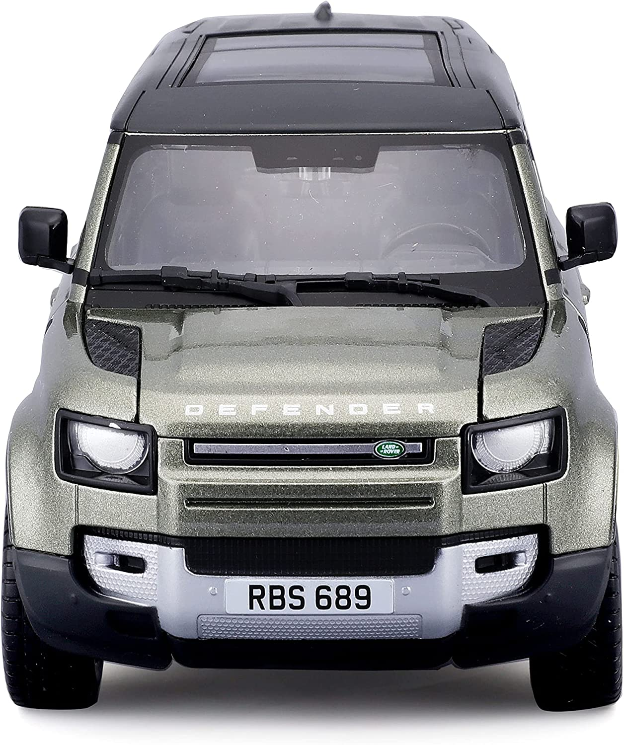 BBURAGO Land Rover Defender Maßstab \'22 1:24) (grün, Spielzeugauto