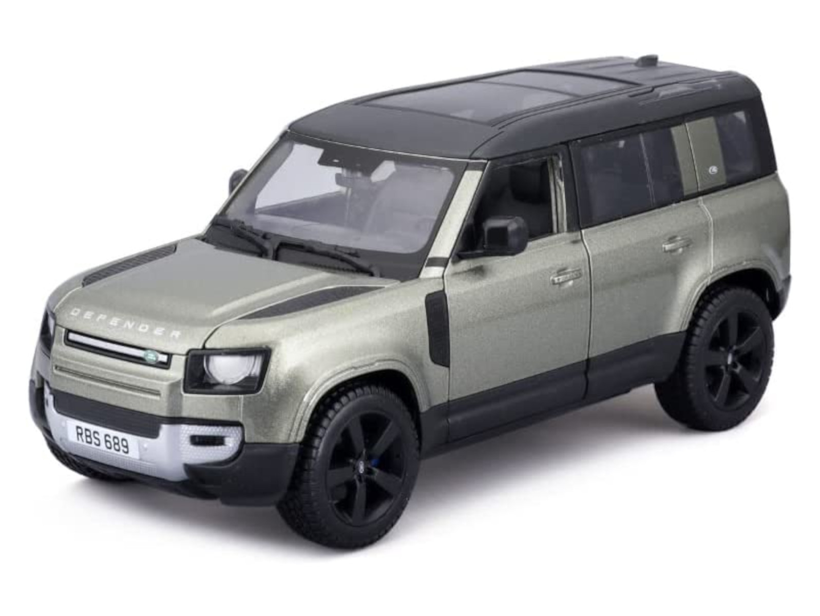 BBURAGO Land Rover (grün, 1:24) Defender \'22 Maßstab Spielzeugauto