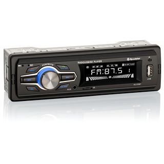 Autorradio  - RU-375BT ROADSTAR, Bluetooth, Bluetooth - USB - CARD SLOT - AUX IN, Negro