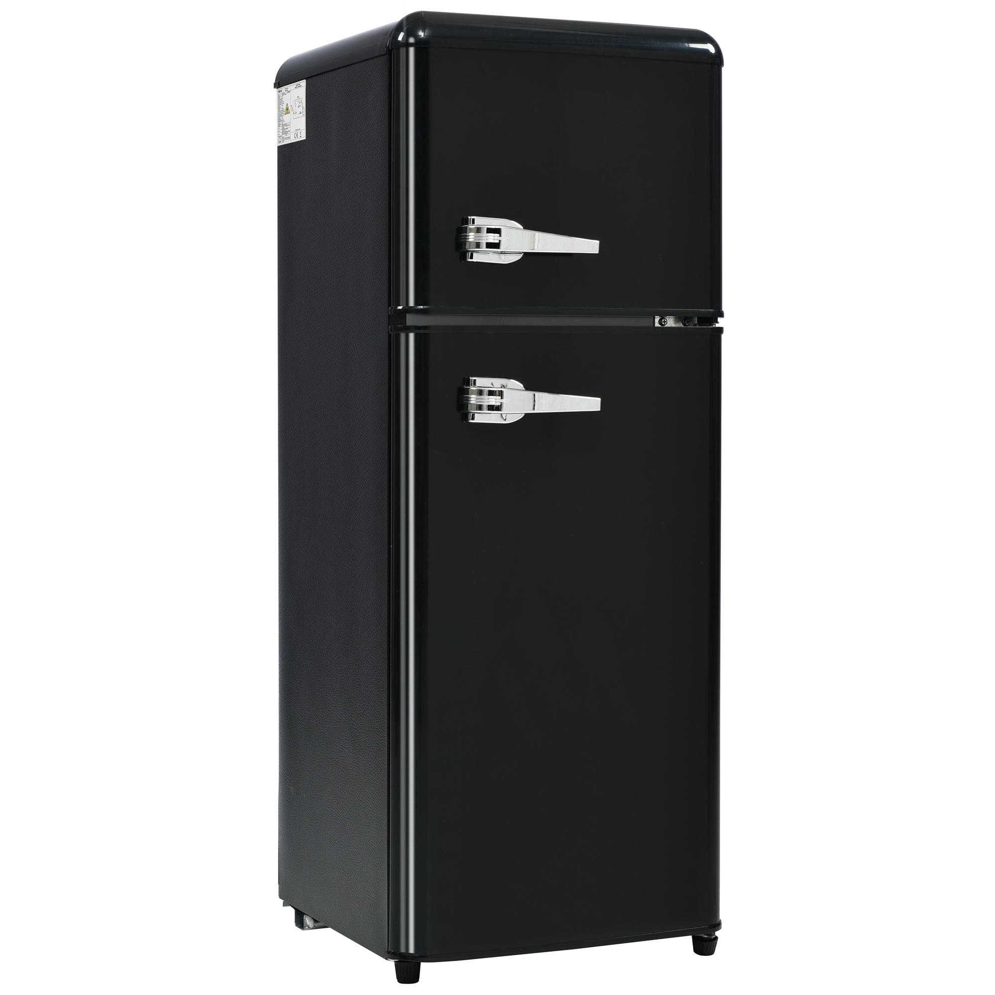 Kühlschrank (F, cm BCD-86S hoch, MERAX schwarz) 105,5