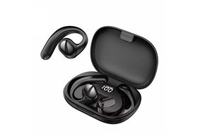Auriculares inalámbricos - Auriculares inalámbricos Bluetooth con clip para  la oreja auriculares para llamadas de música BYTELIKE, Control remoto