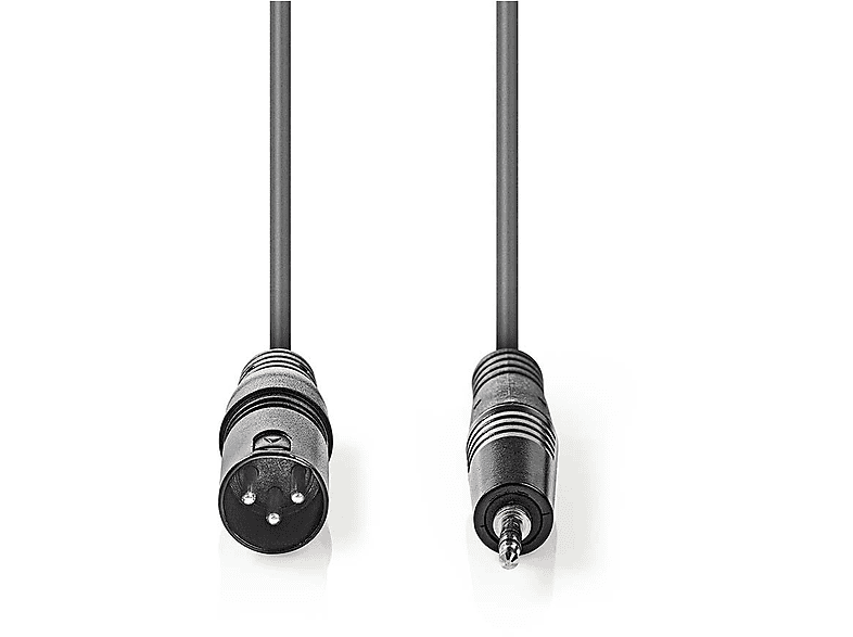 NEDIS COTH15300GY30 Audio-Kabel, Dunkelgrau Balanced