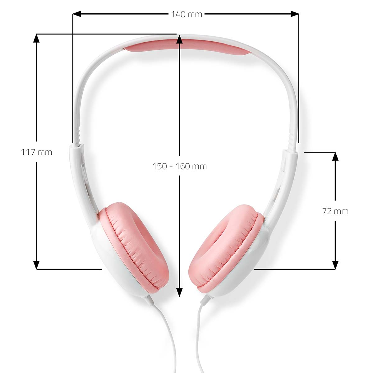 Kopfhörer HPWD4200PK, Pink Over-ear NEDIS