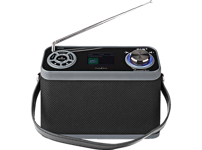 NEDIS RDDB5200BK Radio, DAB+, Bluetooth, Schwarz MediaMarkt