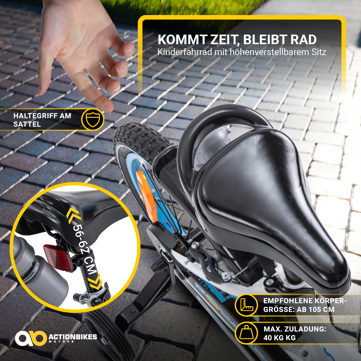 ACTIONBIKES MOTORS Kinder Fahrrad Donaldo 16' | MediaMarkt