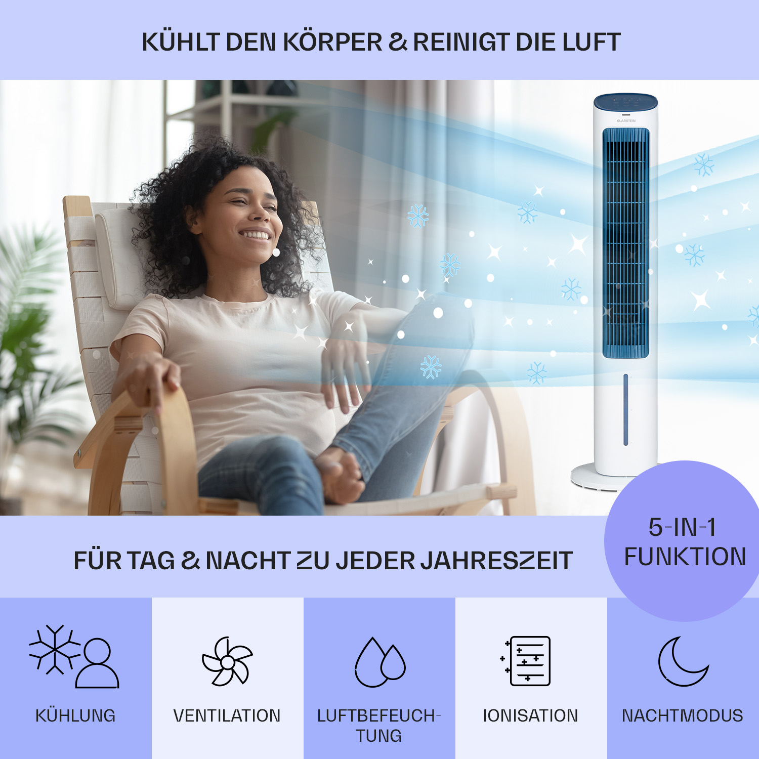 RAFFRESCATORE EVAPORATIVO KLARSTEIN Mistral