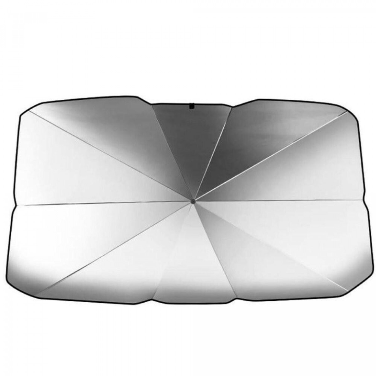 Schwarz / Sonnenblende, / Windschutzsche zusammenklappbarer Sonnenschutz Windschutzscheibe für INF Silber
