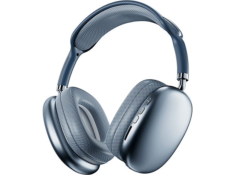 DIIDA Headset für Musik,Kabelloses Bluetooth-Headset,Faltbare,Geräuschunterdrückung, Over-ear Bluetooth Kopfhörer Bluetooth blau