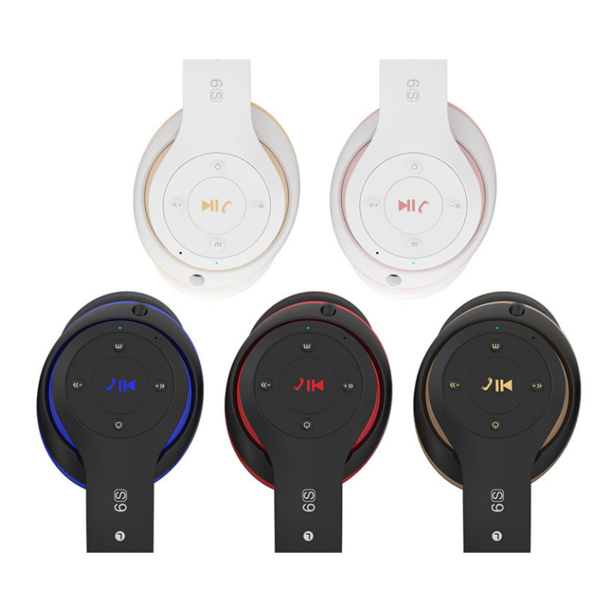 Bluetooth-Kopfhörer Over-ear Bluetooth Gaming Chip-Headset SYNTEK universal, Kabelloses hören 5.0 Schwarz Gaming Bluetooth-Headset