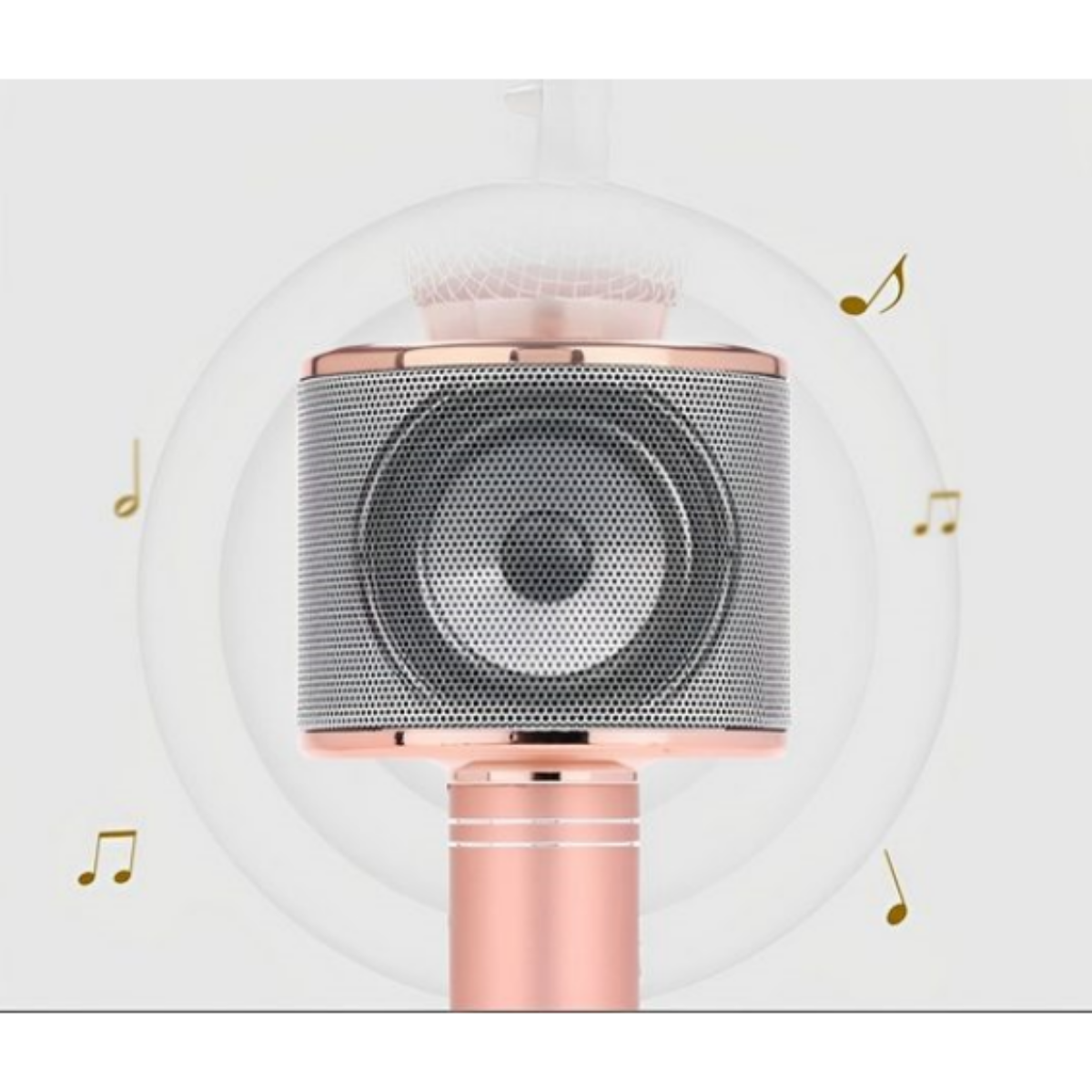 SYNTEK Bluetooth-Karaoke-Mikrofon,EINZIGARTIGES Bluetooth-Mikrofon für unvergessliches Mikrofon Karaoke oro