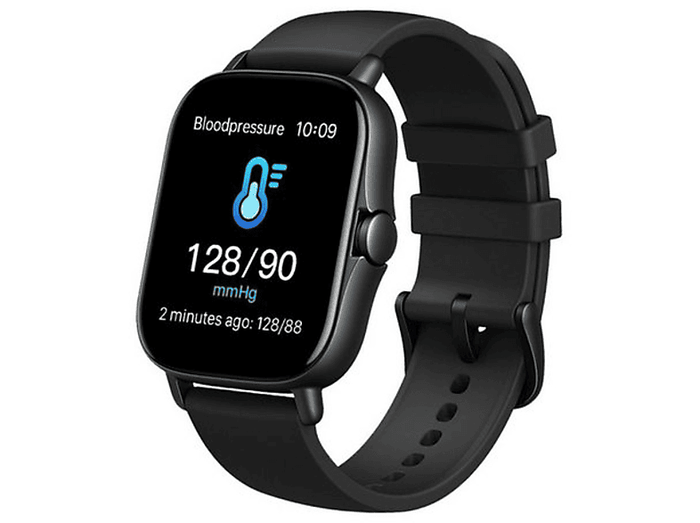 – mm, SYNTEK 270 Smartwatch,Fitness,Intelligente Stilvoll, Schwarz Smartwatch EKG-Sportuhr und funktional Aluminium gesundheitsbewusst Silikon,