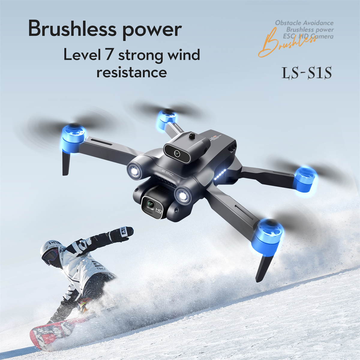 BYTELIKE Drohne mit Dark Grey Drohnen, Kinder Quadrocopter 6K Kamera für Ultimativer