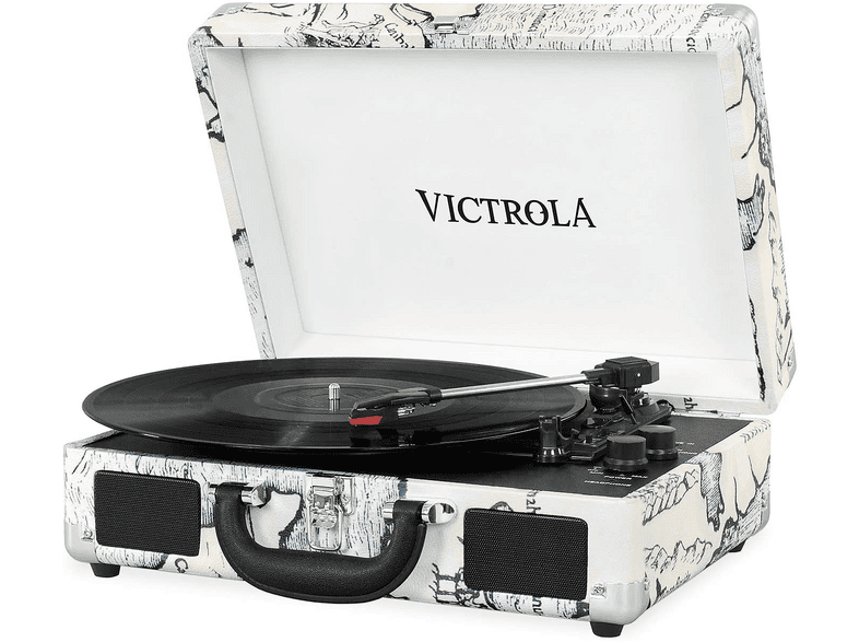 Tocadiscos | VT004 VICTROLA, RCA + auriculares, 33 1/3, 45, 78 RPM ...