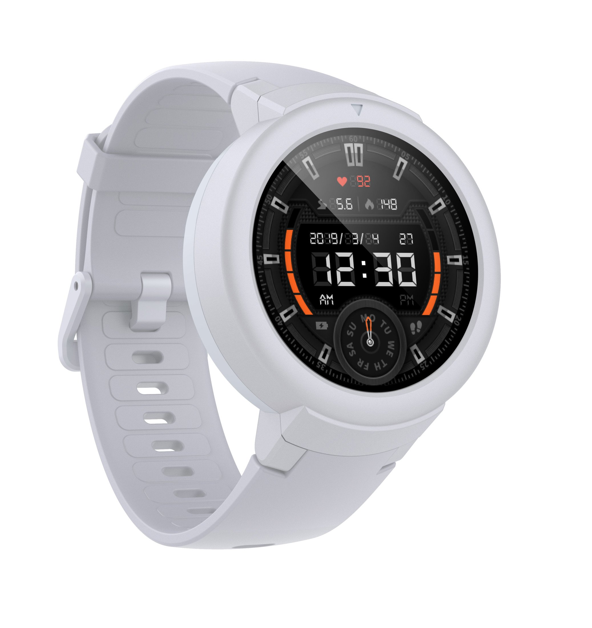 LITE AMAZFIT WEISS A1818 VERGE Weiß Smartwatch Aluminium,
