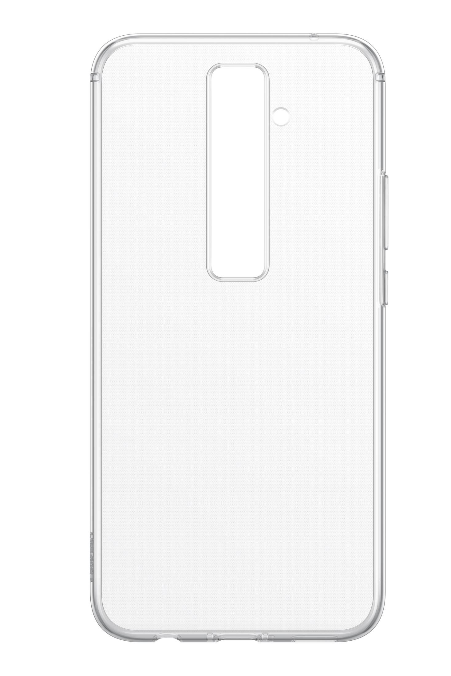 Transparente Handyhülle. Mit Aussparung für die Kamera.
