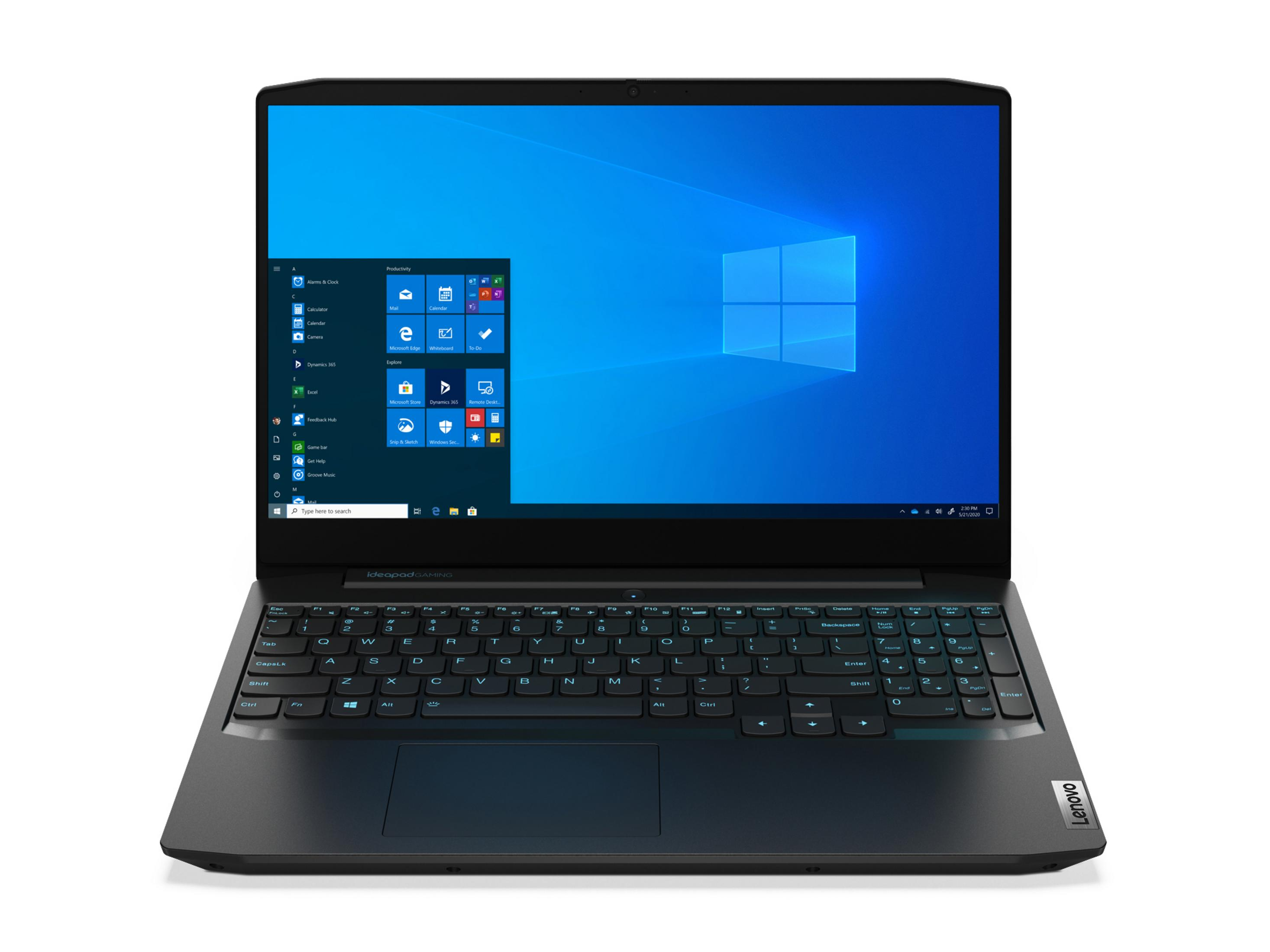 LENOVO IdeaPad Gaming 3i, Gaming Notebook, mit 15,6 Zoll Display, Intel®  Core™ i7,i7-10750H Prozessor, 16 GB RAM, 512 GB SSD, NVIDIA GeForce® GTX  1650, Onyx Schwarz, Windows 10 Home (64 Bit) Gaming