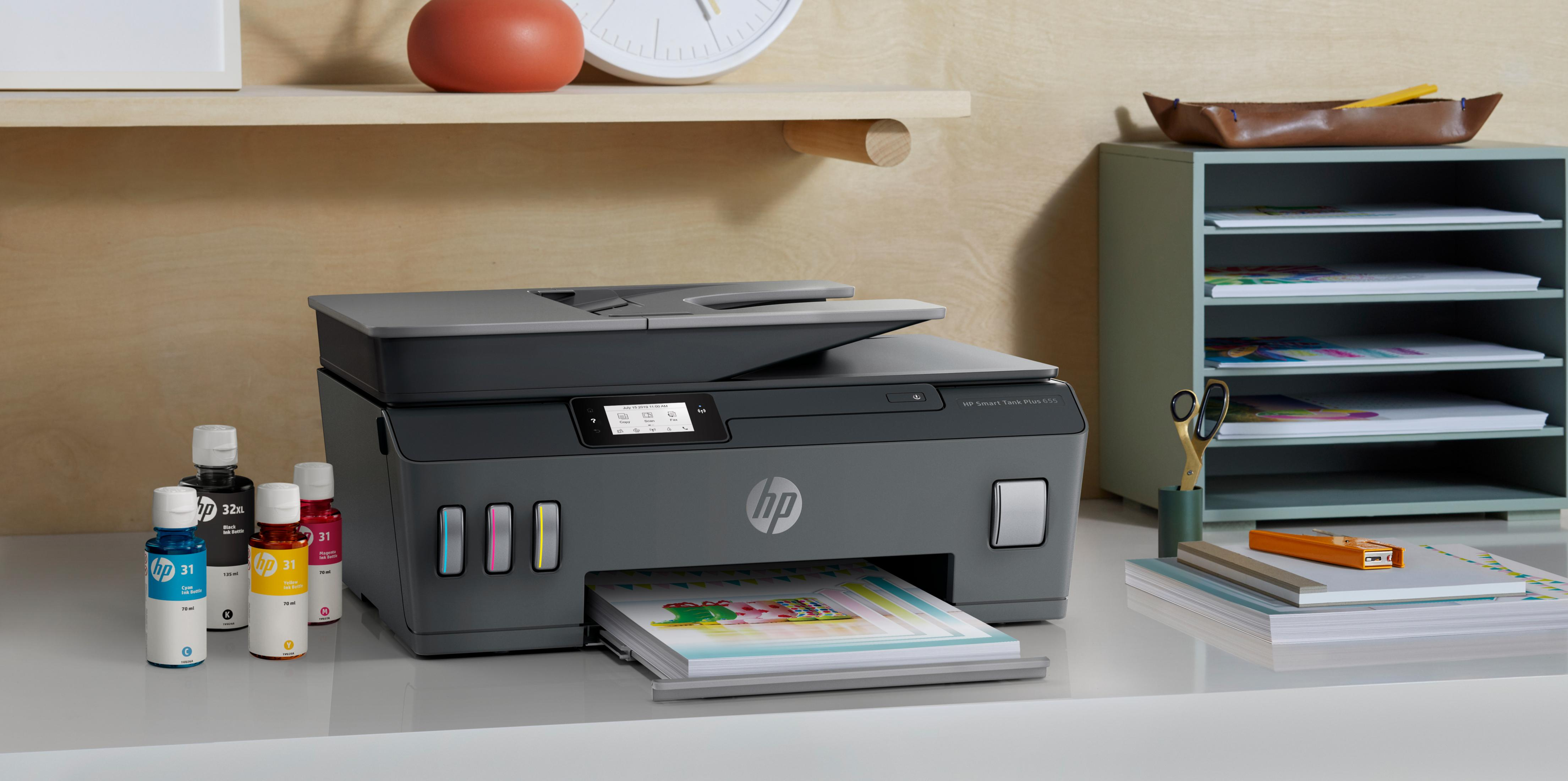HP SMART TANK PLUS Thermal WLAN Inkjet 655 Multifunktionsdrucker