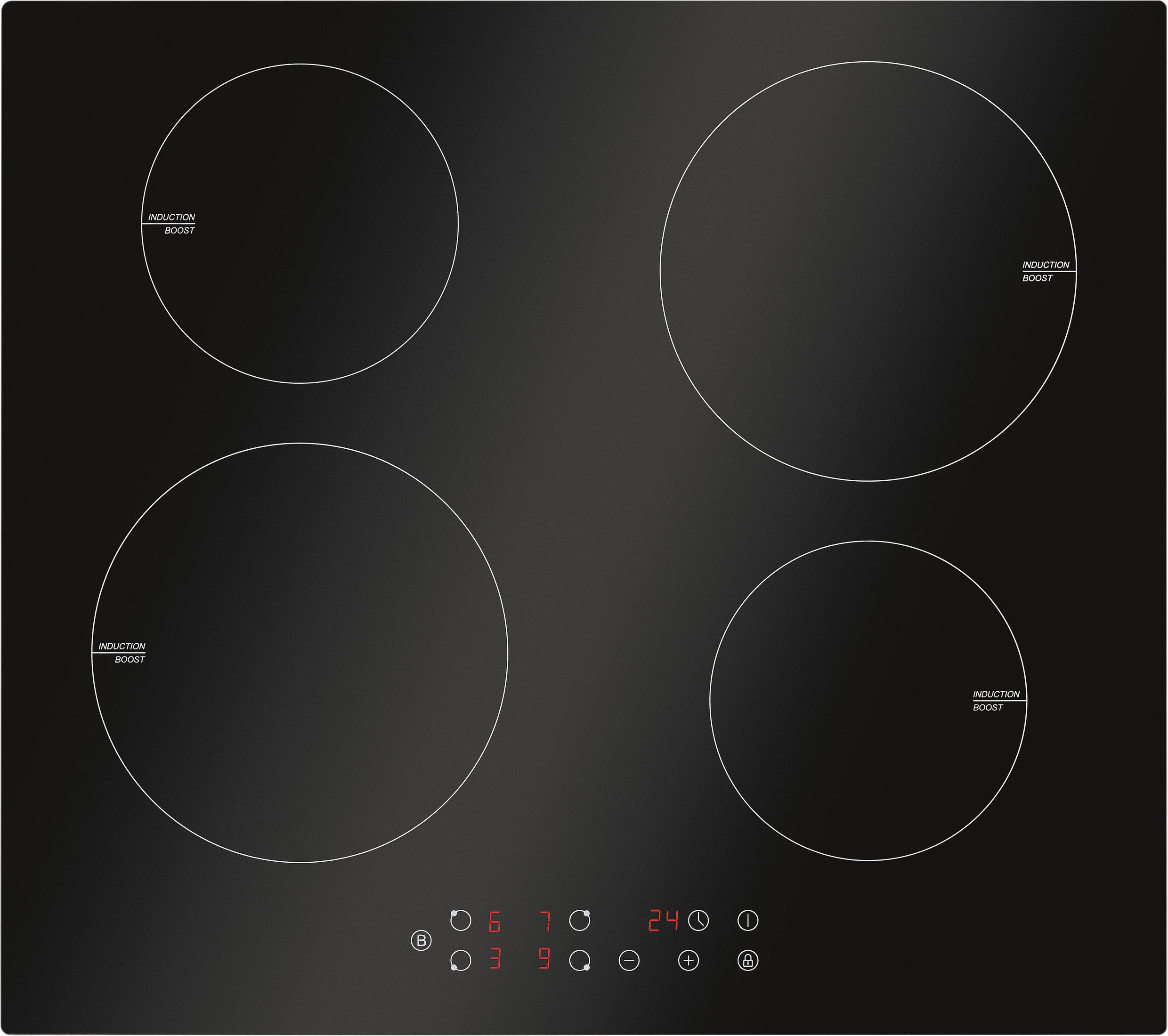 BOMANN EBKI 961 Einbau-Induktionskochfeld 4 Kochfelder) (590 mm breit