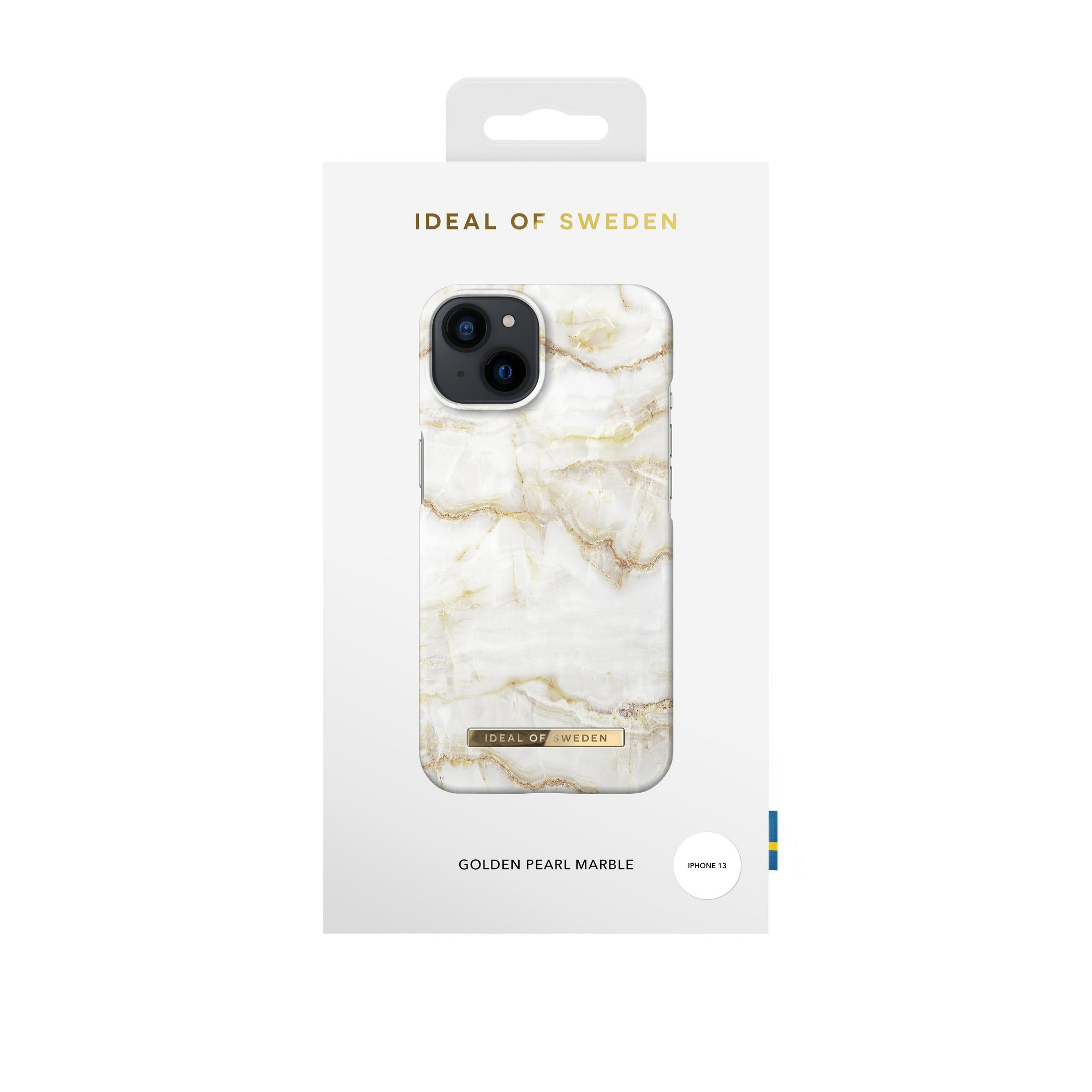 Golden Backcover, IDEAL Apple, iPhone OF SWEDEN IDFCSS20-I2161-194, Marble 13, Pearl