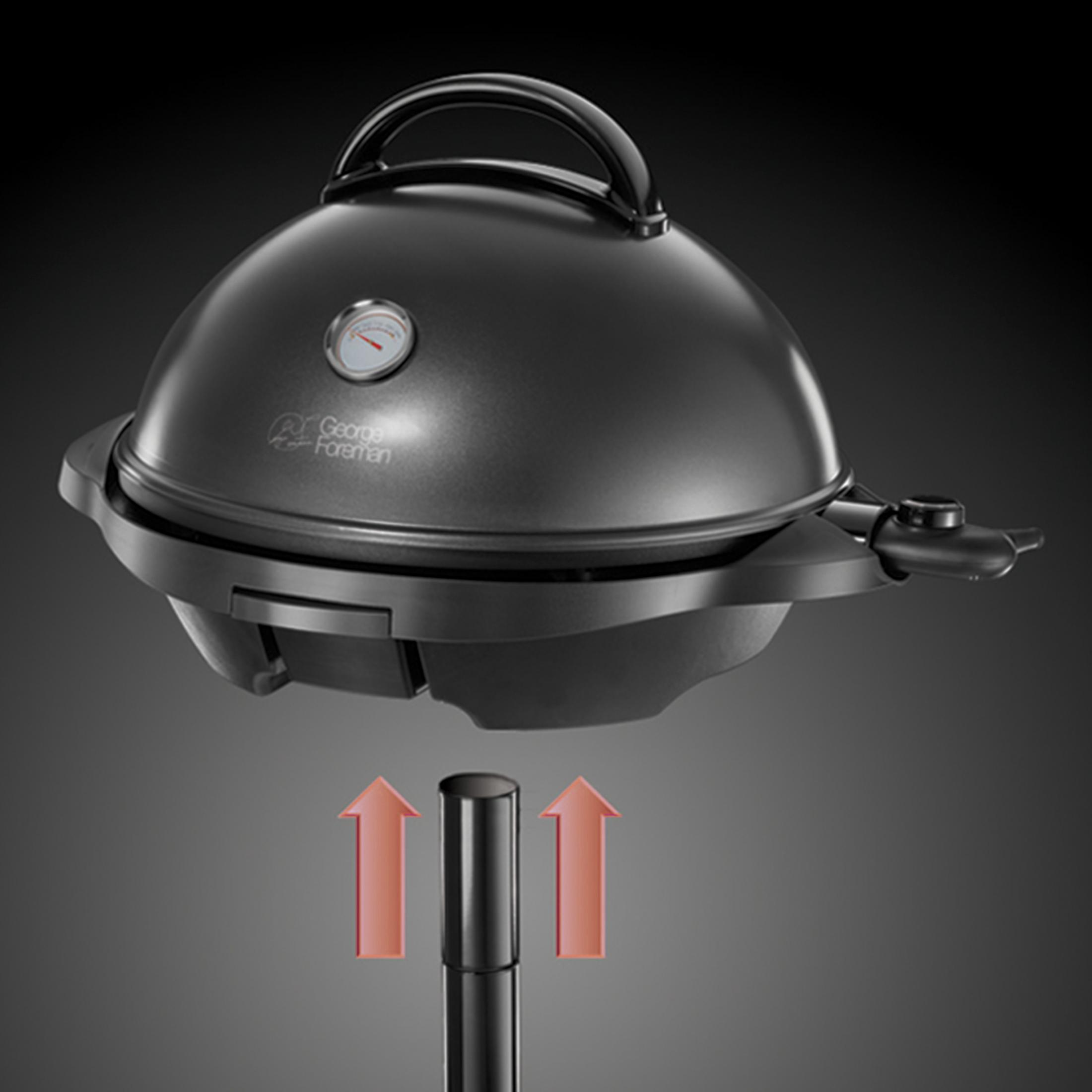 GEORGE FOREMAN GEORGE Watt) Schwarz (2400 22460-56 Elektrogrill, FOREMAN