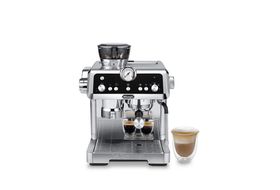 Máquina de café expreso - Cafetera para espresso H.Koenig EXPRO980 con molinillo  integrado, 1620W, 20 Bares H.KOENIG, 1620 W, Plata
