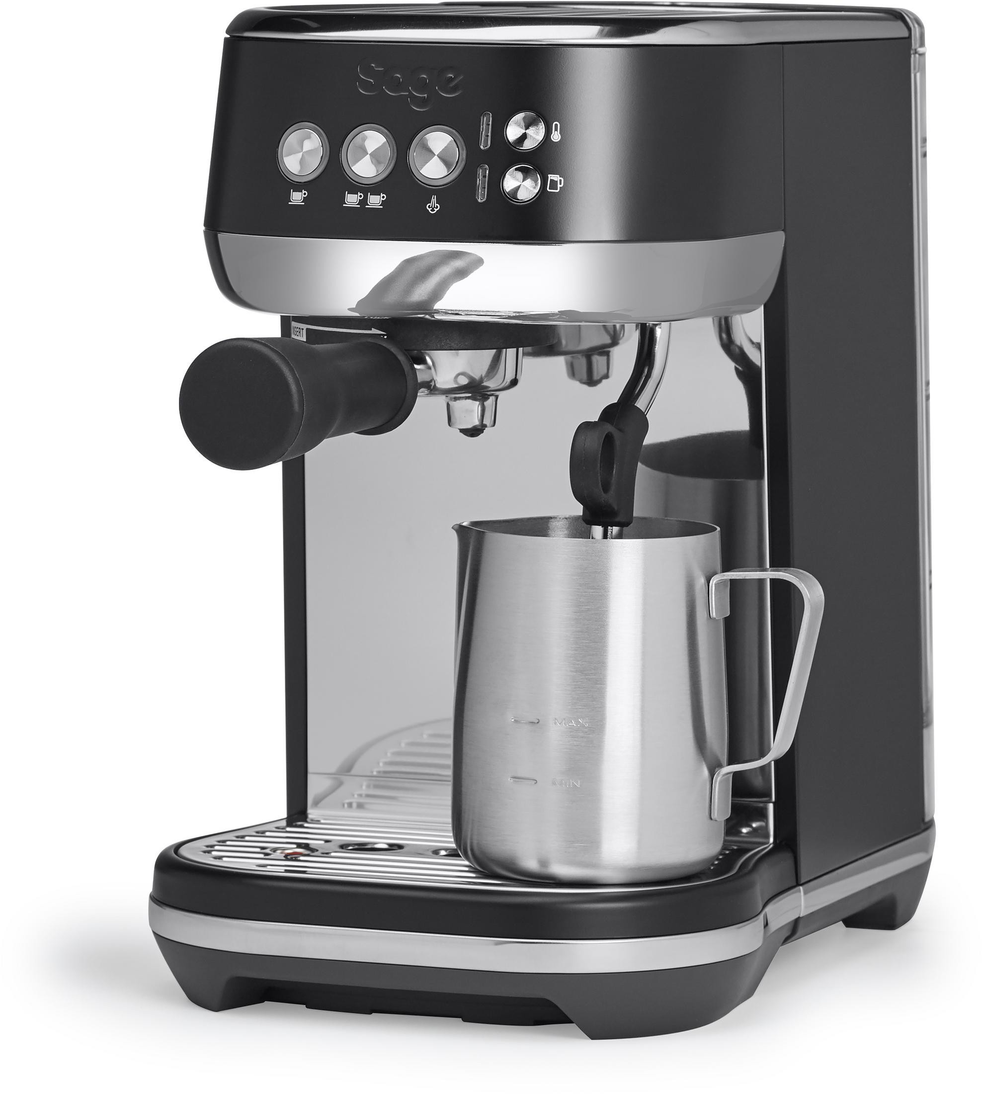 SAGE APPLIANCES SES500BTR4EEU1 THE Schwarz BAMBINO BLACK Espressomaschine PLUS TRUFFLE