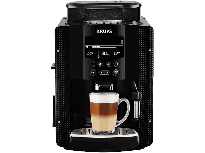 KRUPS EA 8150 SCHWARZ Kaffeevollautomat Schwarz | MediaMarkt