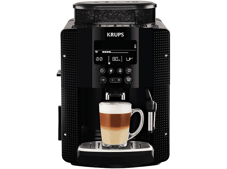 KRUPS EA 8150 SCHWARZ Kaffeevollautomat Schwarz
