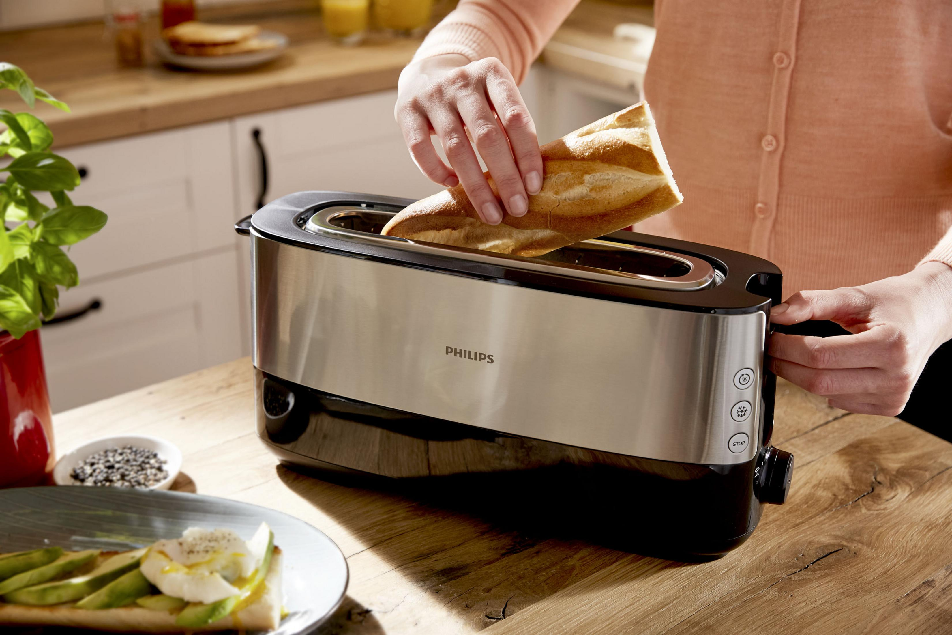 Waterdicht stofdicht deksel voor 2 sneden, compatibel met Philips broodrooster, 2 sleuven voor broodrooster (HD2581/90), HD2637/90) / Severin AT 2589 automatische broodrooster enz