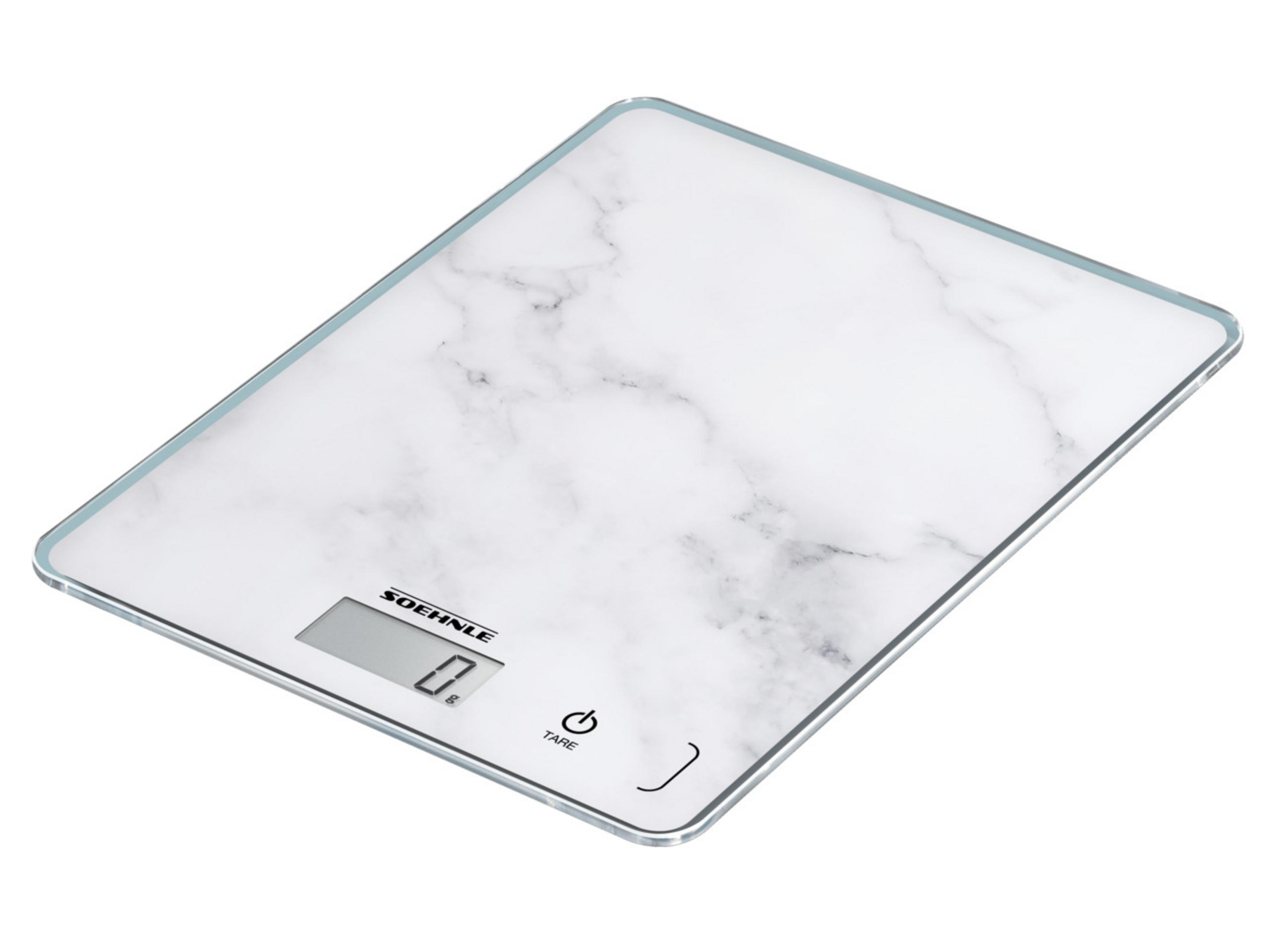 PAGE MARBLE 61516 (Max. 300 SOEHNLE COMPACT Küchenwaage 5 kg Tragkraft: