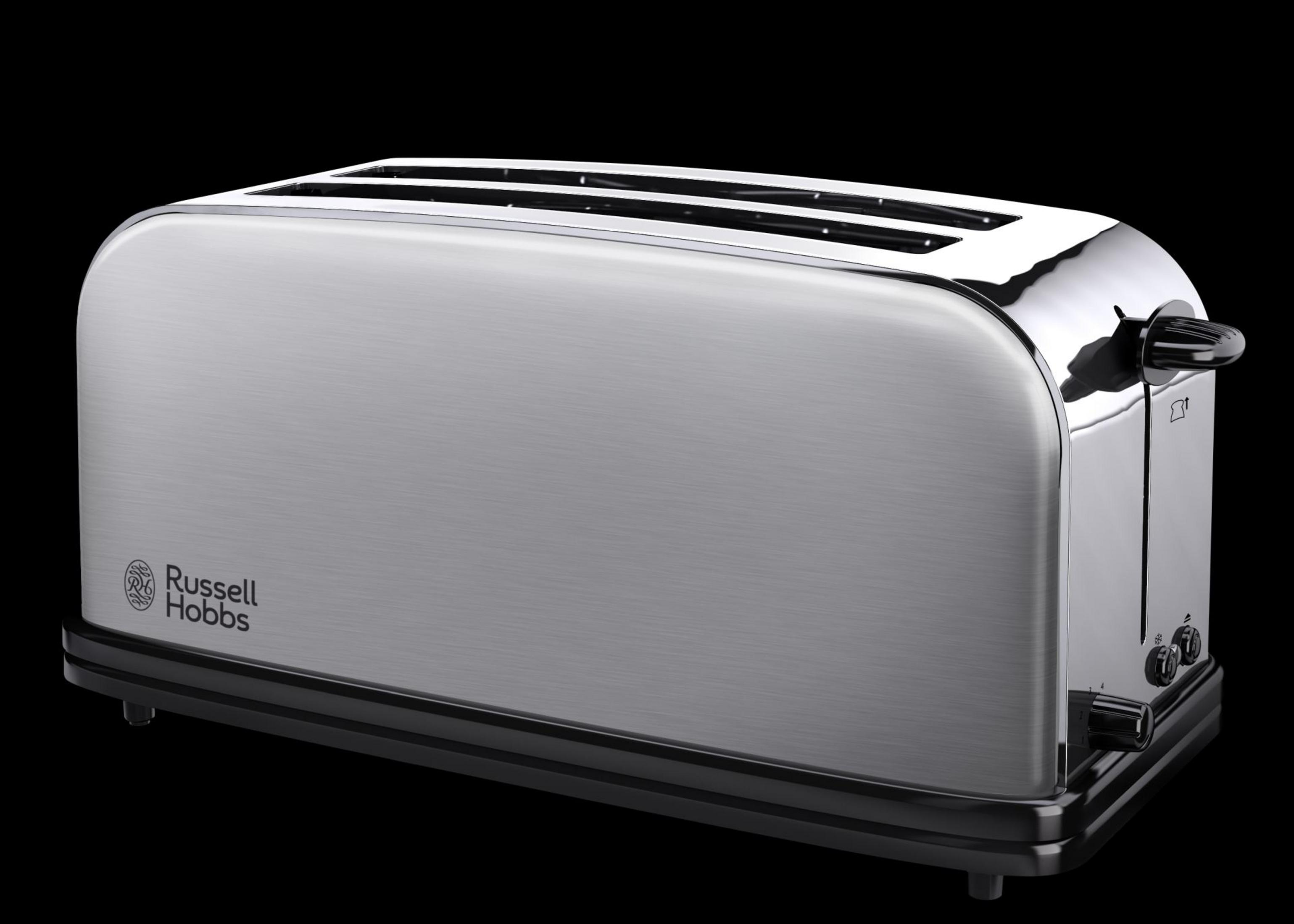 RUSSELL (1600 Silber Adventure Watt, HOBBS Schlitze: 23610-56 2) Toaster