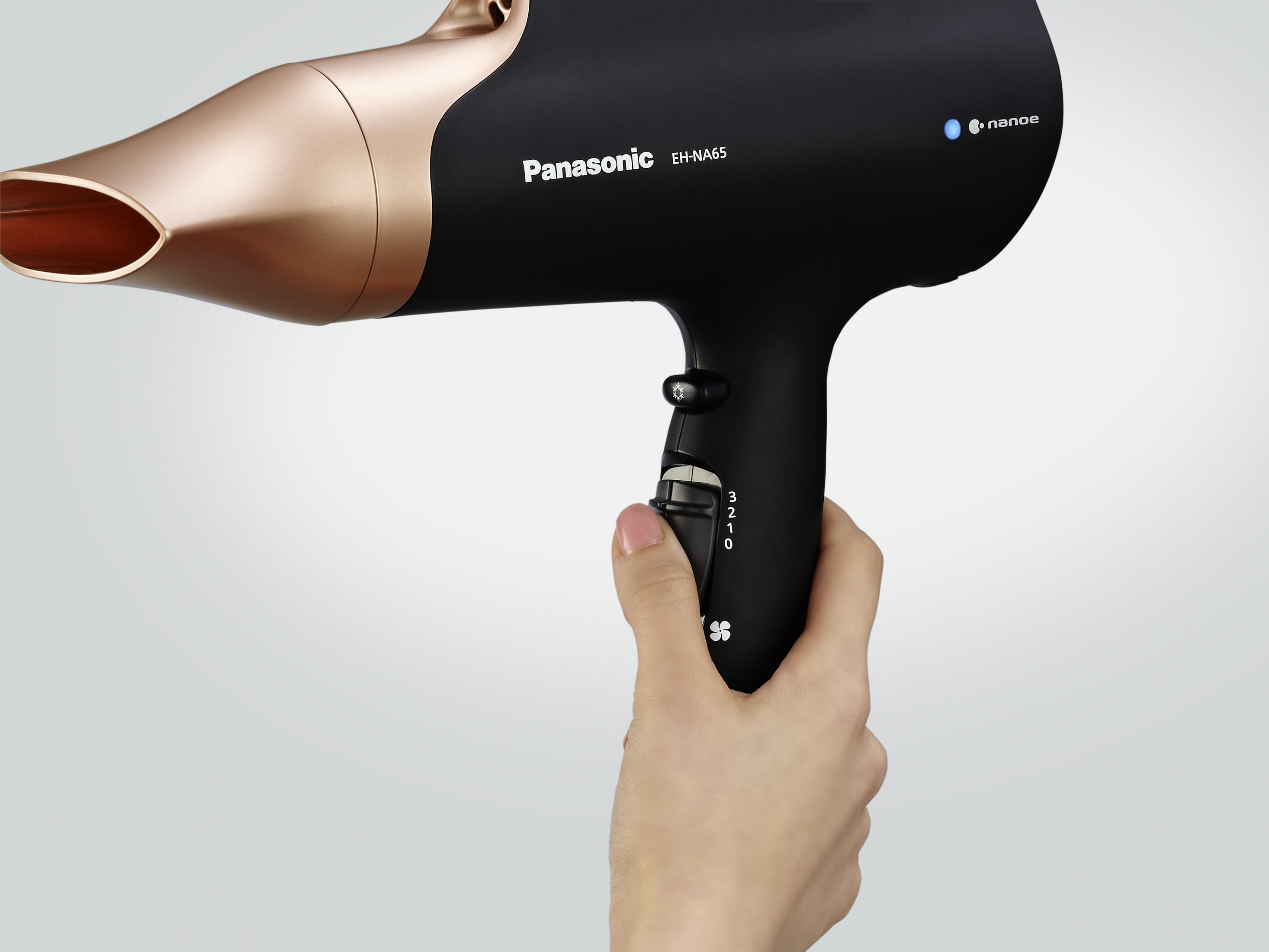 PANASONIC EH-NA 65 CN Haartrockner Watt) (2000 Schwarz/Roségold