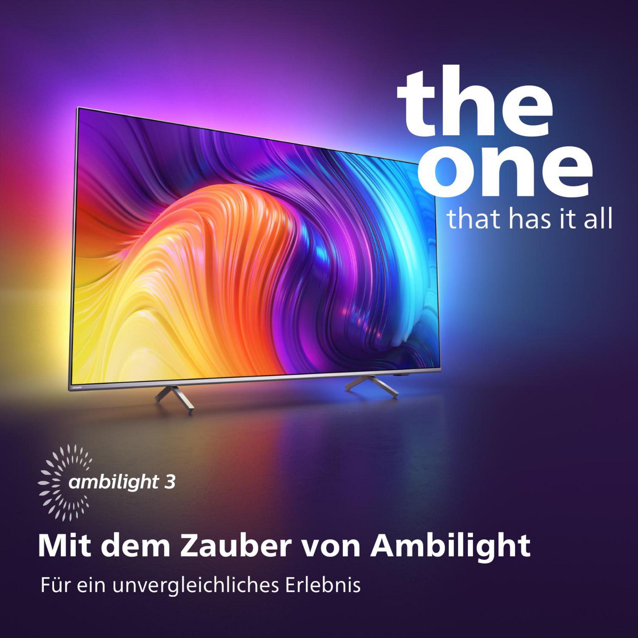 Zoll 4K, 43 TV PHILIPS 43 8507/12 Android Ambilight, PUS 109,22 / (Flat, 11 (R)) LED UHD cm, TV™