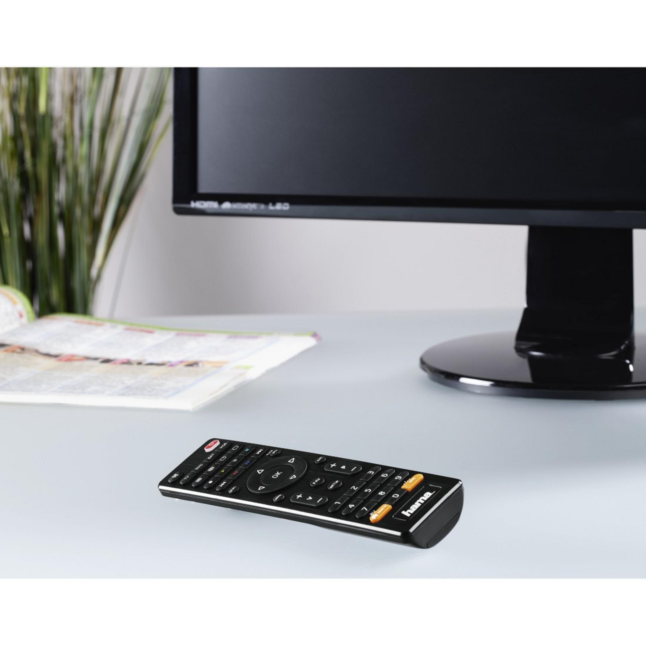 Pilot na białym biurku obok monitora.