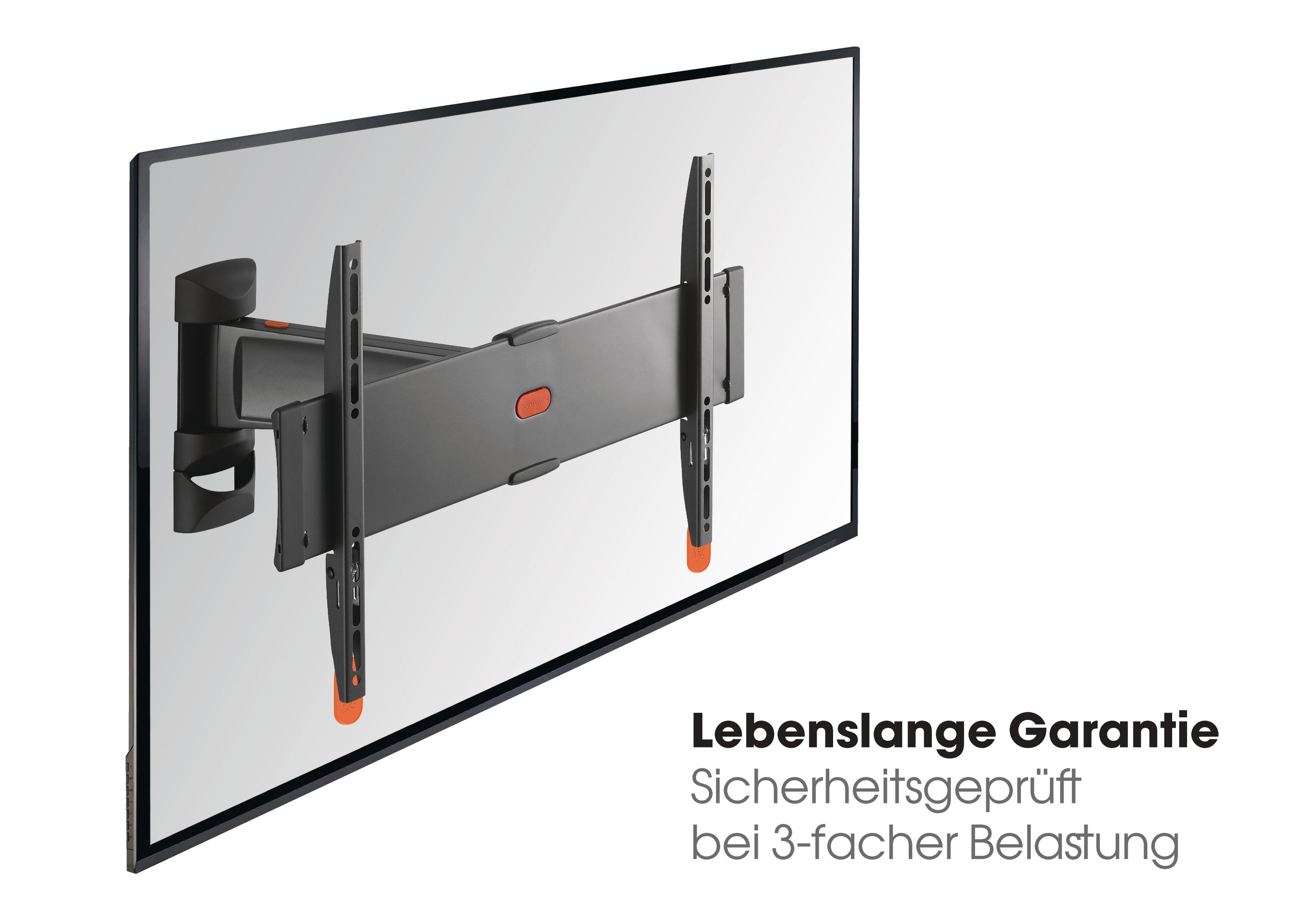 LCD-WANDHALTERUNG L BASE Schwarz 25 Wandhalterung, STAHL, VOGELS SCHWARZ