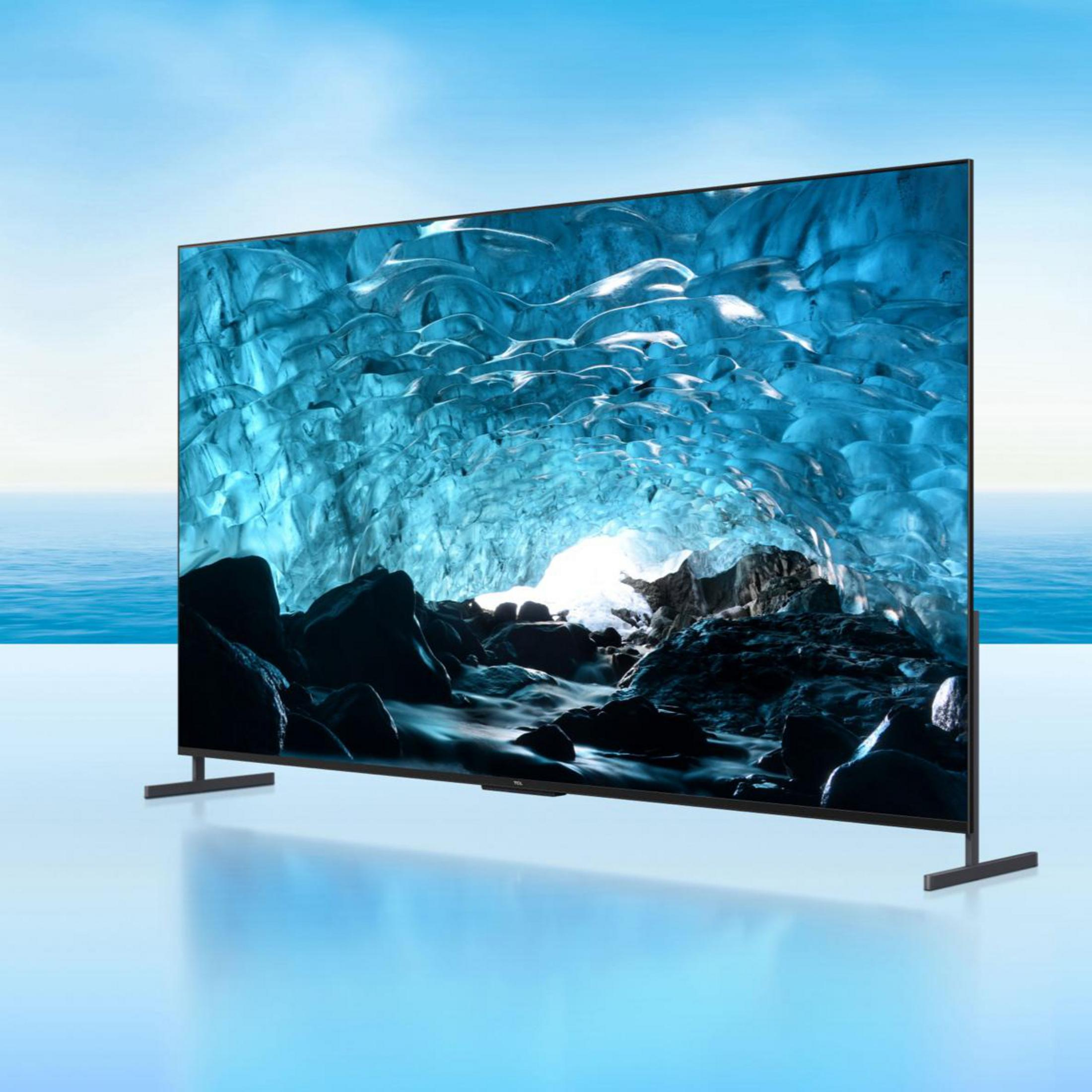 (Flat, 98 cm, / 4K, TV) Zoll 98 QLED 248,92 C TCL Google UHD TV 735