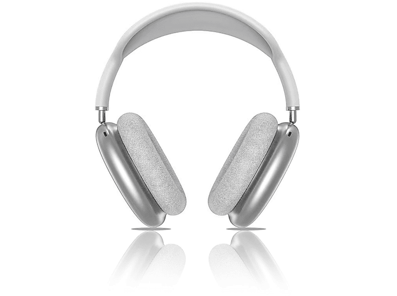 KINSI Bluetooth-Kopfhörer Reisen,Outdoor, Over-ear weiß Kopfhörer Bluetooth Over-Ear,Geräuschunterdrückung,für