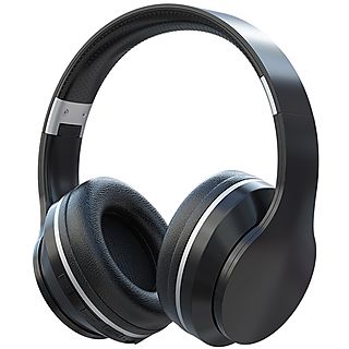 Auriculares inalámbricos - KINSI Serie Gradiente, Circumaurales, Bluetooth, Negro
