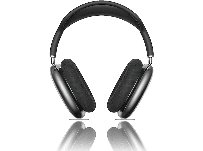 KINSI Kopfhörer 90° Geräuschunterdrückung, Overhead-Kopfhörer schwarz Bluetooth mit drehbaren, Over-ear Kabelloser