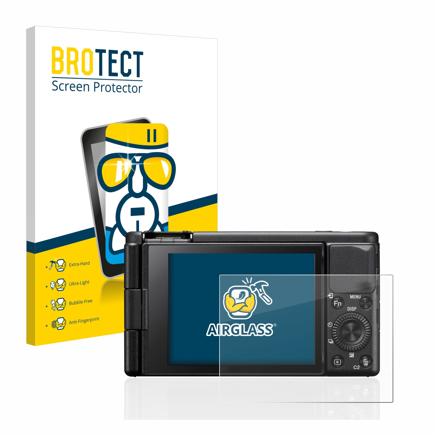BROTECT Airglass klare Schutzfolie(für ZV-1) Sony