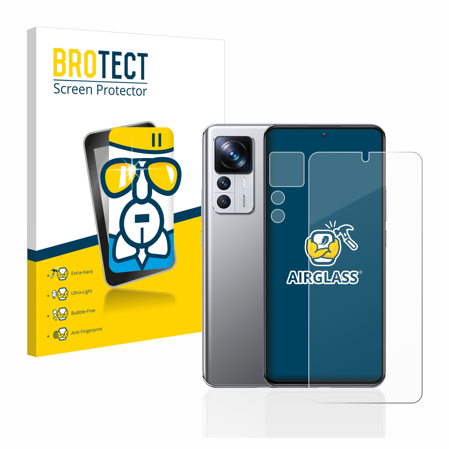 Pro) BROTECT Schutzfolie(für 12T klare Airglass Xiaomi