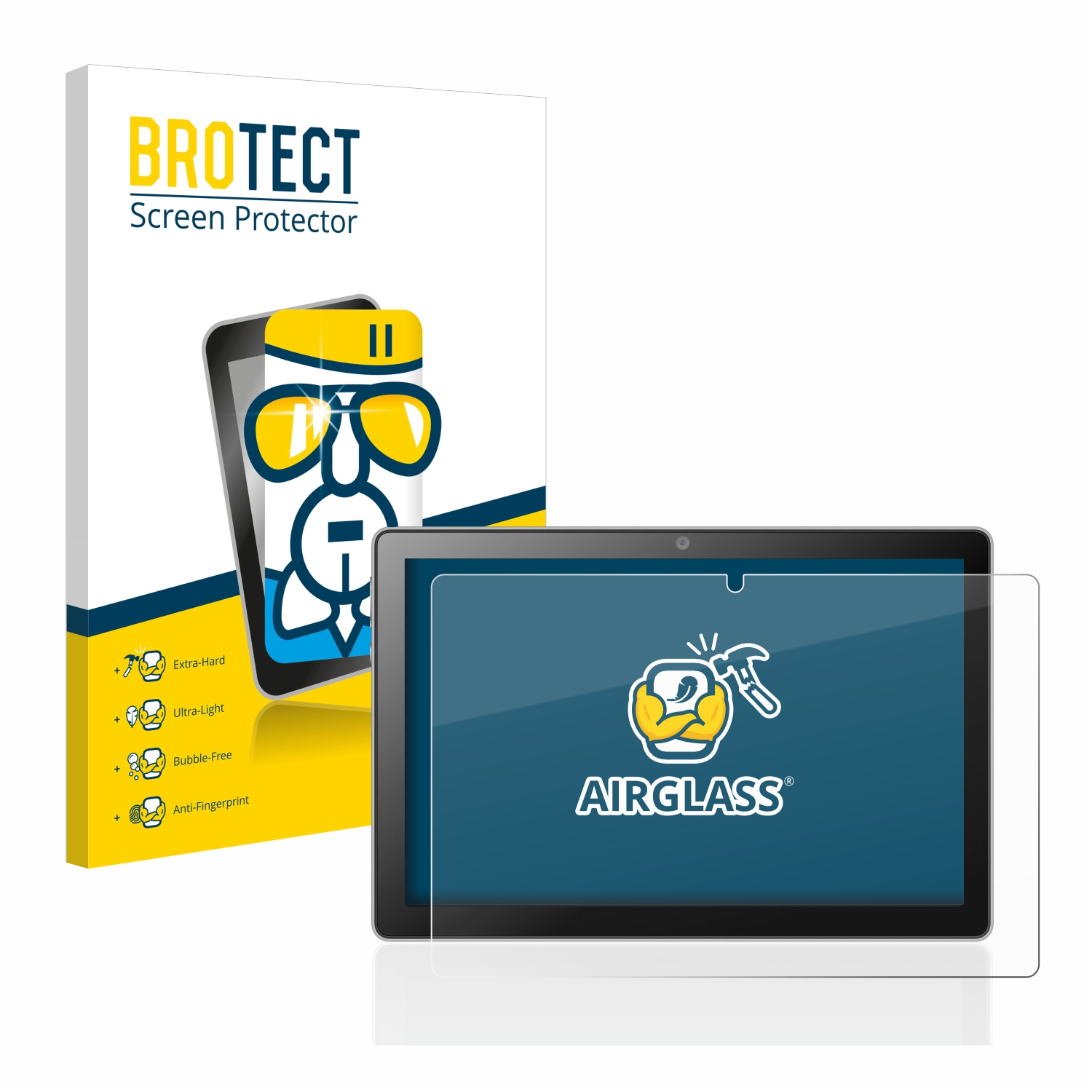 BROTECT Airglass klare Schutzfolie(für 4G) SmartPad X10 Mediacom