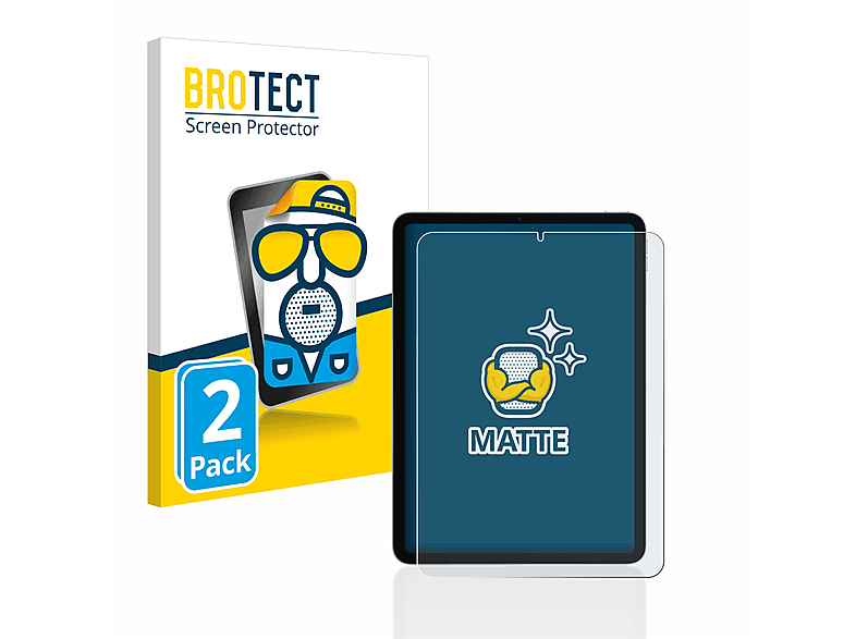 BROTECT 2x matte Schutzfolie(für Apple iPad Air 4 WiFi 2020 (4. Gen.))