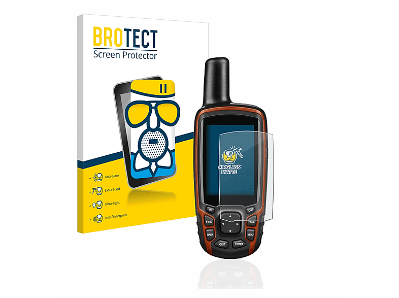 BROTECT Airglass matte Schutzfolie(für Garmin GPSMAP 64s) | Navi-Taschen & -Schutzfolien
