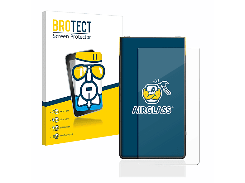 BROTECT Airglass Schutzfolie(für Walkman NW-ZX707) Sony klare